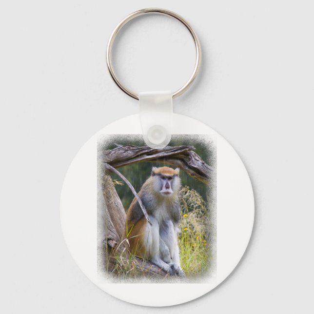 Patas Monkey Keychain (Front)