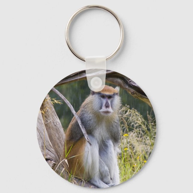 Patas Monkey Keychain (Front)