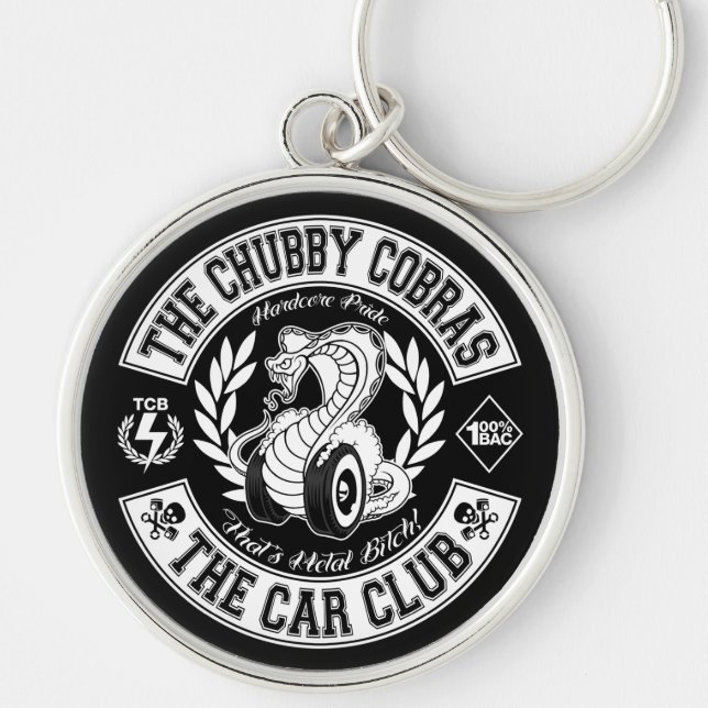 Patch Black 2" Keychain (Front)