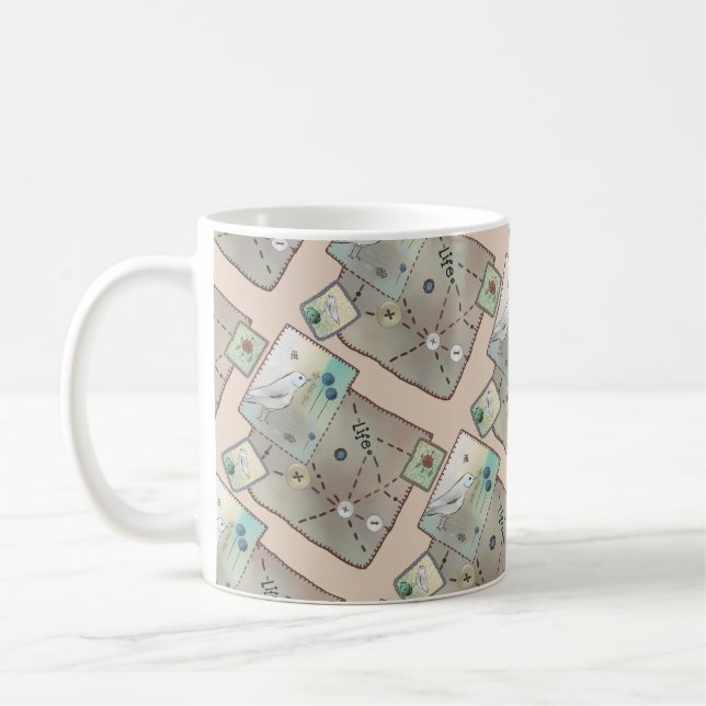 patch coffee mug (Left)