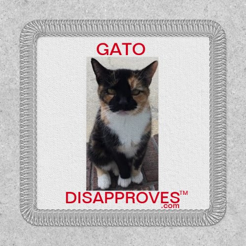 Patch Gato Disapproves Patch