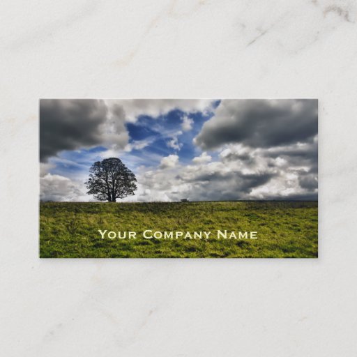 Customizable Patch of Blue Sky Custom Business Cards