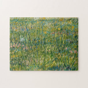 Patch of Grass Vincent van Gogh Jigsaw Puzzle
