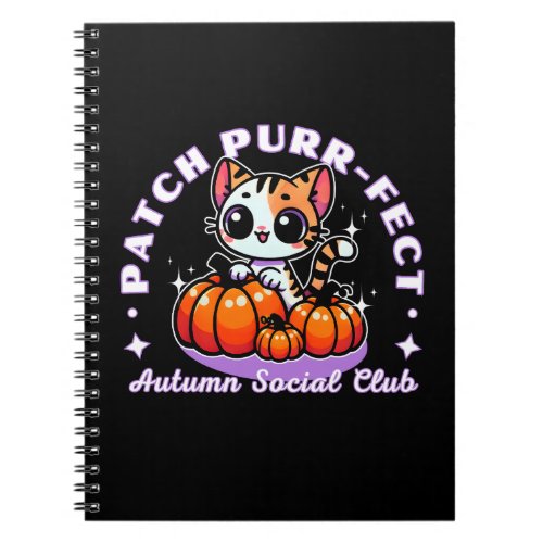 Patch purr_fect _ Cat Pumpkin Patch Notebook