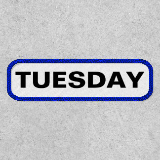 Patch Tuesday iron on patch