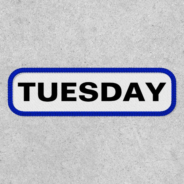 Patch Tuesday iron on patch (Front)