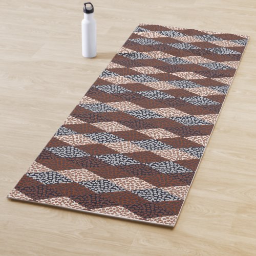 Patched Abstract Floral II Yoga Mat