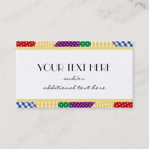 Patches Business Card Template