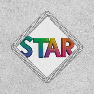 Patches STAR Text And Shape Also