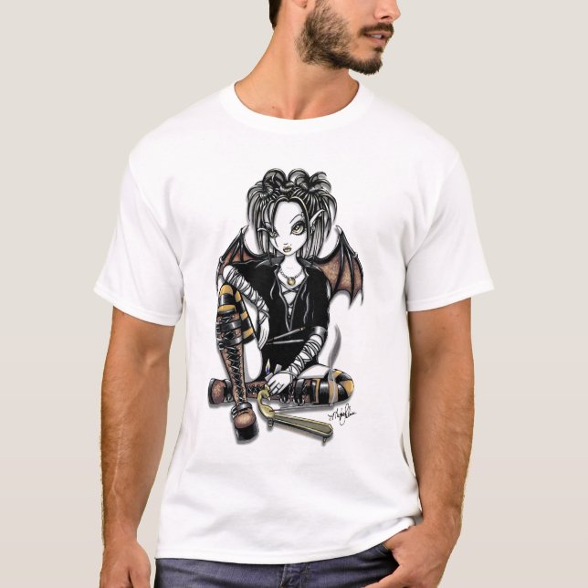 "Patchouli" Gothic Incense Fairy Art Top (Front)