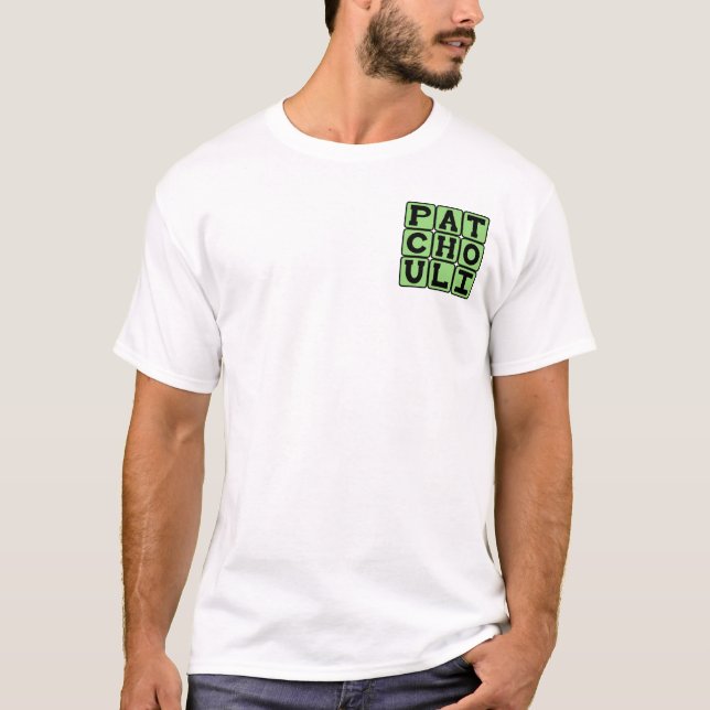 Patchouli, Hippie Oil T-Shirt (Front)