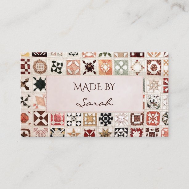 Quilting Business Cards - Business Card Printing | Zazzle