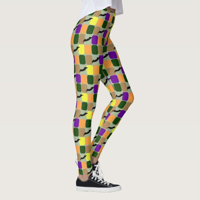 Patchwork Bats Leggings (Right)