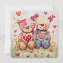Patchwork Bears Valentine