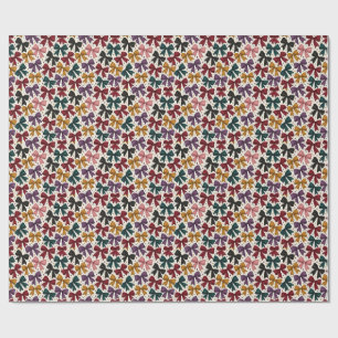 Patchwork Bows Wrapping Paper