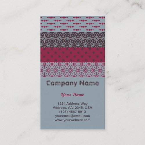 Patchwork Business Card