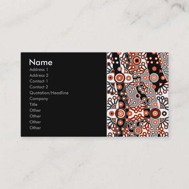patchwork business card (Front)