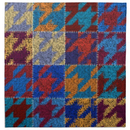 Patchwork canvas imitation vintage pattern cloth napkin