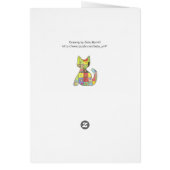 Patchwork Cat Cards (Back)