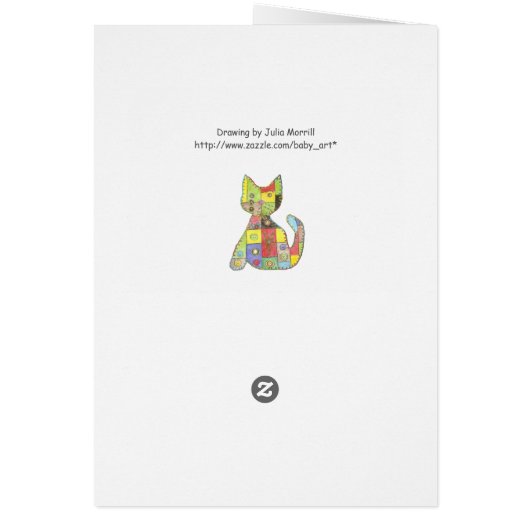 Patchwork Cat Cards (Back)
