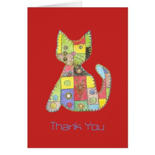 Patchwork Cat Cards (Front)