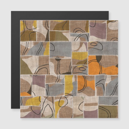 Patchwork collage, quilt mix pattern (Front/Back)