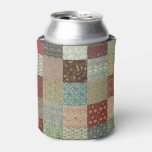 Patchwork Coordinates Can Cooler at Zazzle