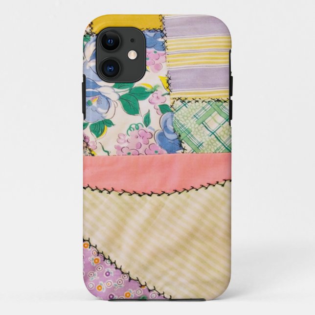 Patchwork Crazy Quilt Case-Mate iPhone Case (Back)