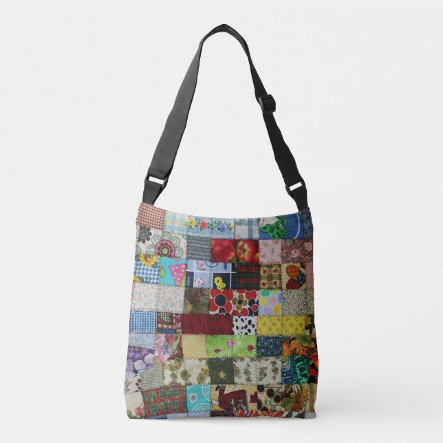 PATCHWORK CROSSBODY BAG (Front)