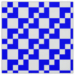 Patchwork Domino - Blue and White Fabric