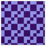 Patchwork Domino - Pastel Blue and Deep Purple Fabric