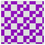 Patchwork Domino - Purple and White Fabric