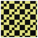 Patchwork Domino - Yellow and Black Fabric