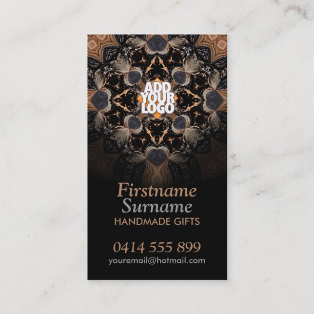 Patchwork Earth Handcrafts Art Business Cards (Front)