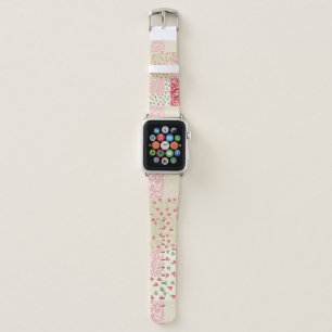 Patchwork Floral: Hand Drawn Ornaments. Apple Watch Band