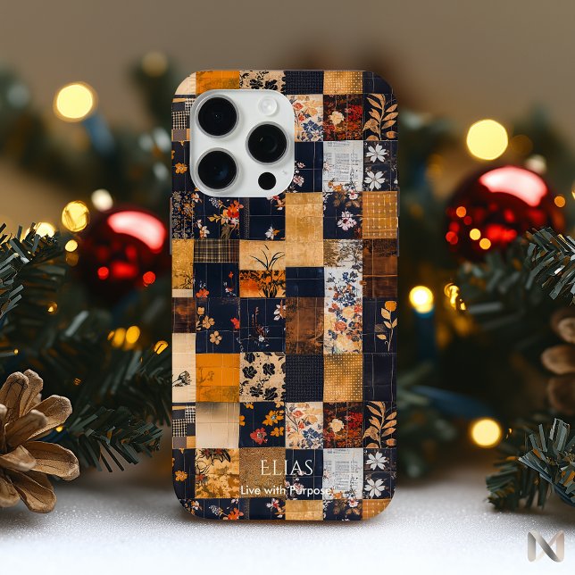 Patchwork Floral Harmony – Bold Artistic  Case-Mate iPhone Case (Creator Uploaded)