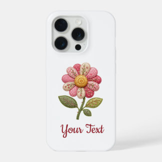 Patchwork Flower in Country Style iPhone 15 Pro Case