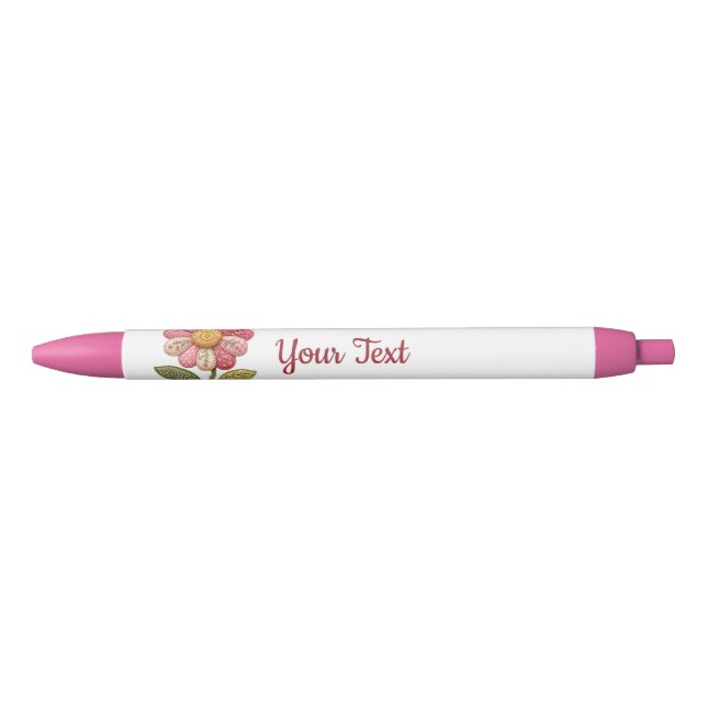 Patchwork flower in country style pen (Front)