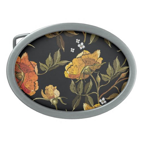 Patchwork Gentle Hand Drawing Design Belt Buckle