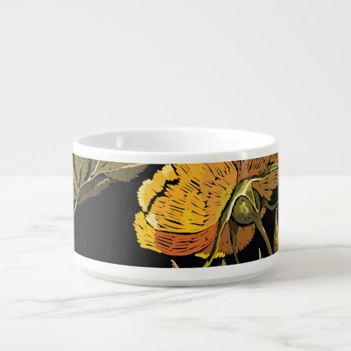 Patchwork Gentle Hand Drawing Design Bowl