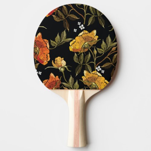 Patchwork Gentle Hand Drawing Design Ping Pong Paddle