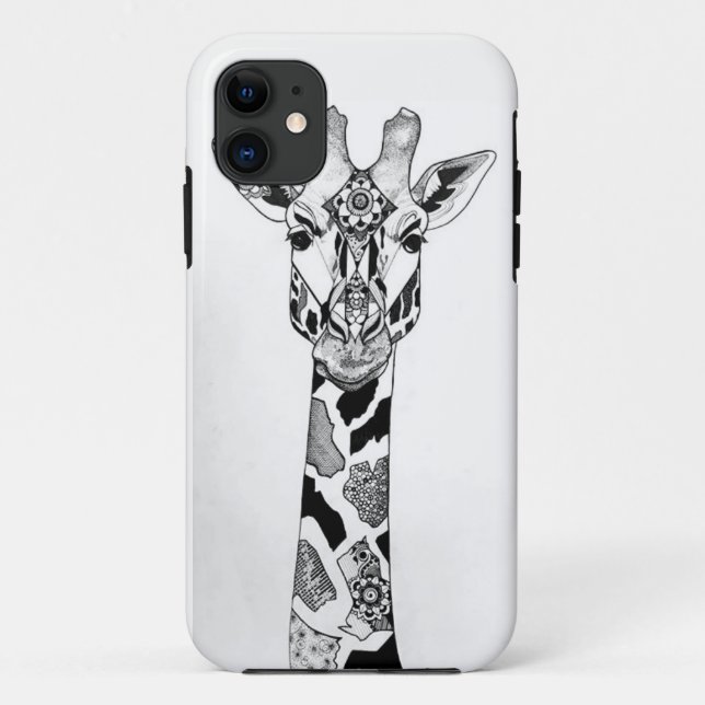 Patchwork Giraffe Phone Case (Back)