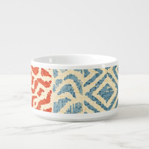 Patchwork Hand Drawn Textures Collection Bowl