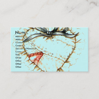 patchwork-heart, business card