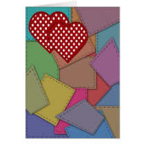 patchwork hearts