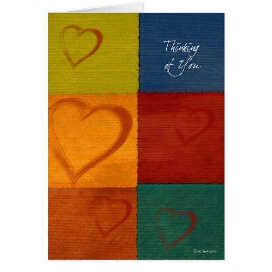Patchwork Hearts-Thinking of Cards (Front)