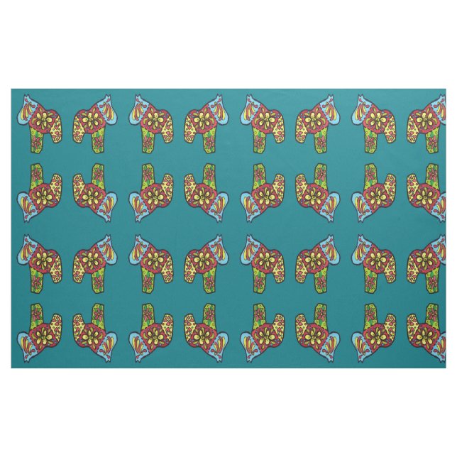 Patchwork Horses Fabric (Fat Quarter)