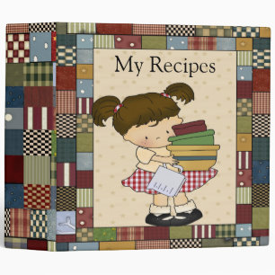 Patchwork II Recipe Binder / 2 Inch