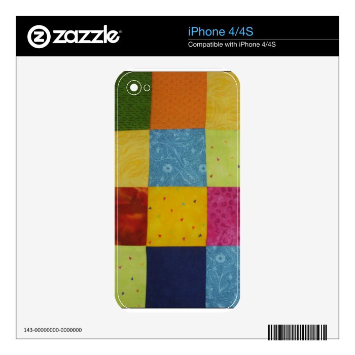 Patchwork iPhone Skin iPhone 4S Skins