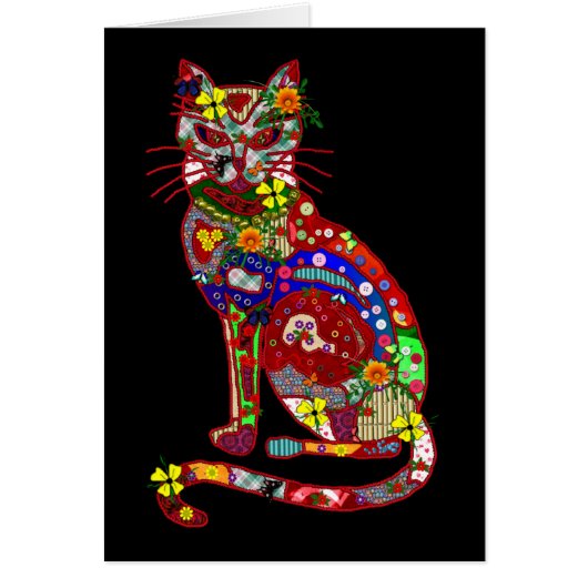 Patchwork Kitty Cards (Front)